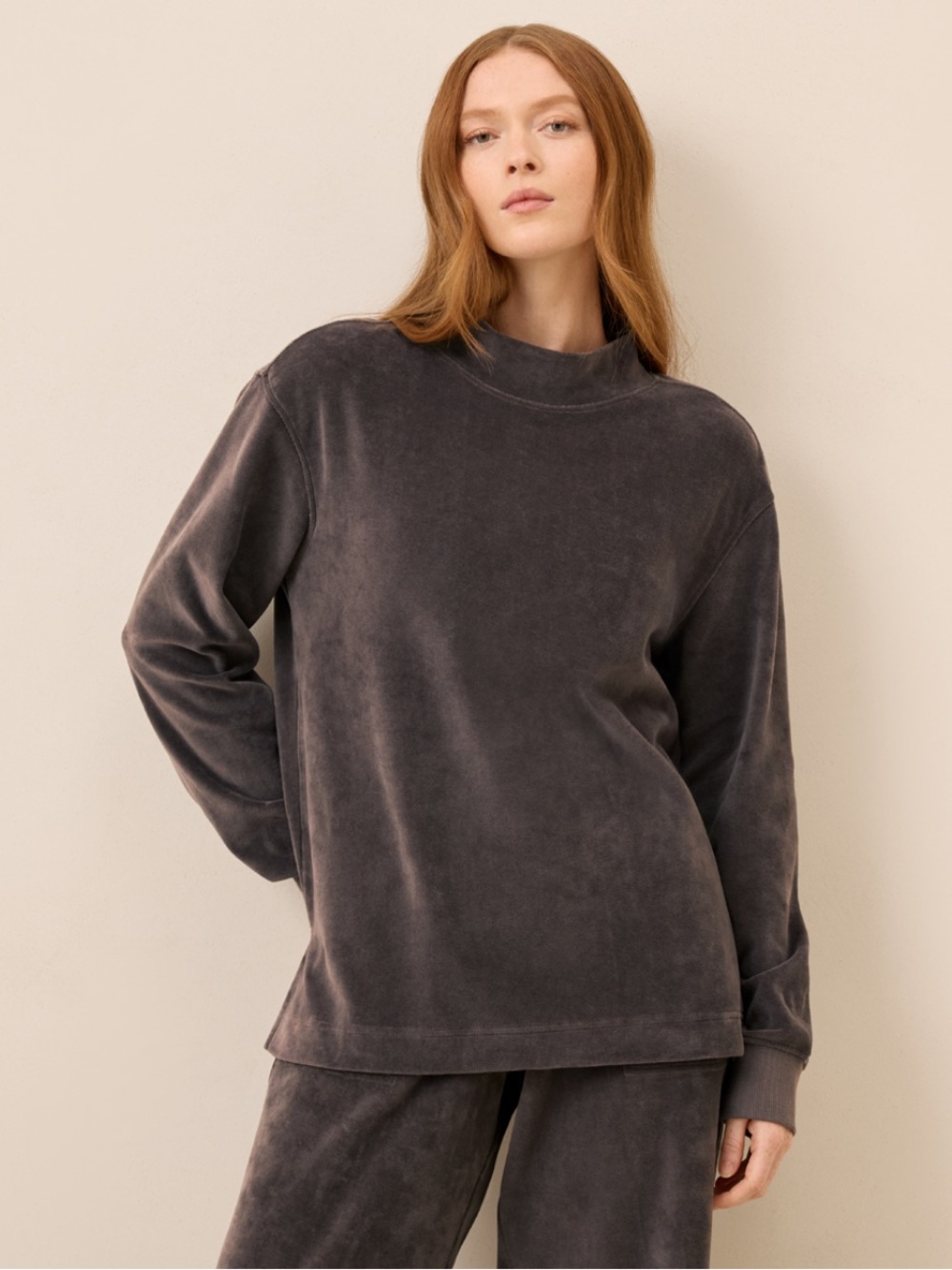 Pact Organic Pure Velour Mock Tunic